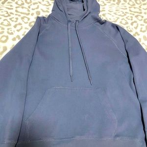 Mens Blue oversized hoodie